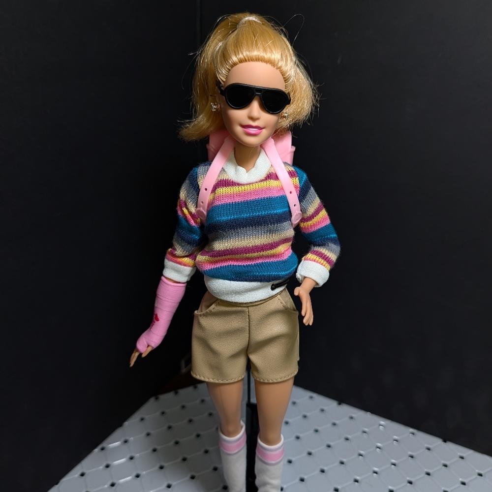 FINAL PRICE* Custom Restyled Barbie with Cast - Picture 13 of 13